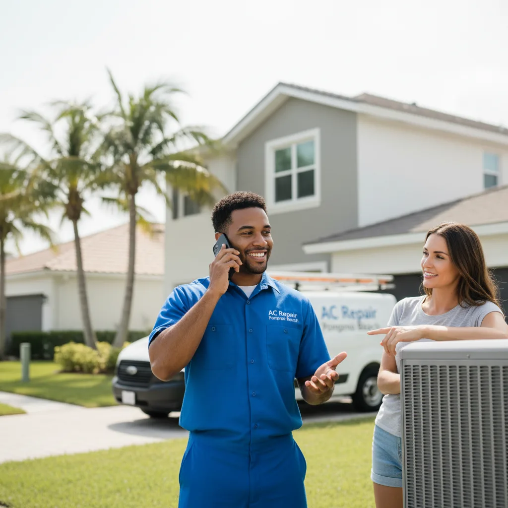 AC Repair Pompano Beach customer support in Landers